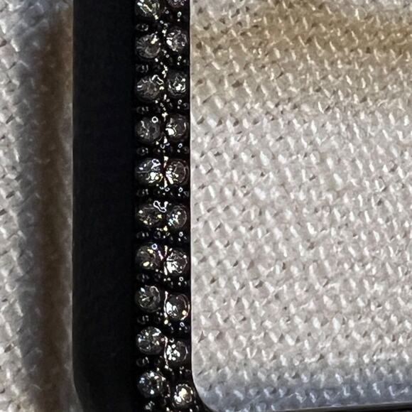 Watch band and frame Black with Rhinestones Apple compatible  NEW! - Picture 4 of 6